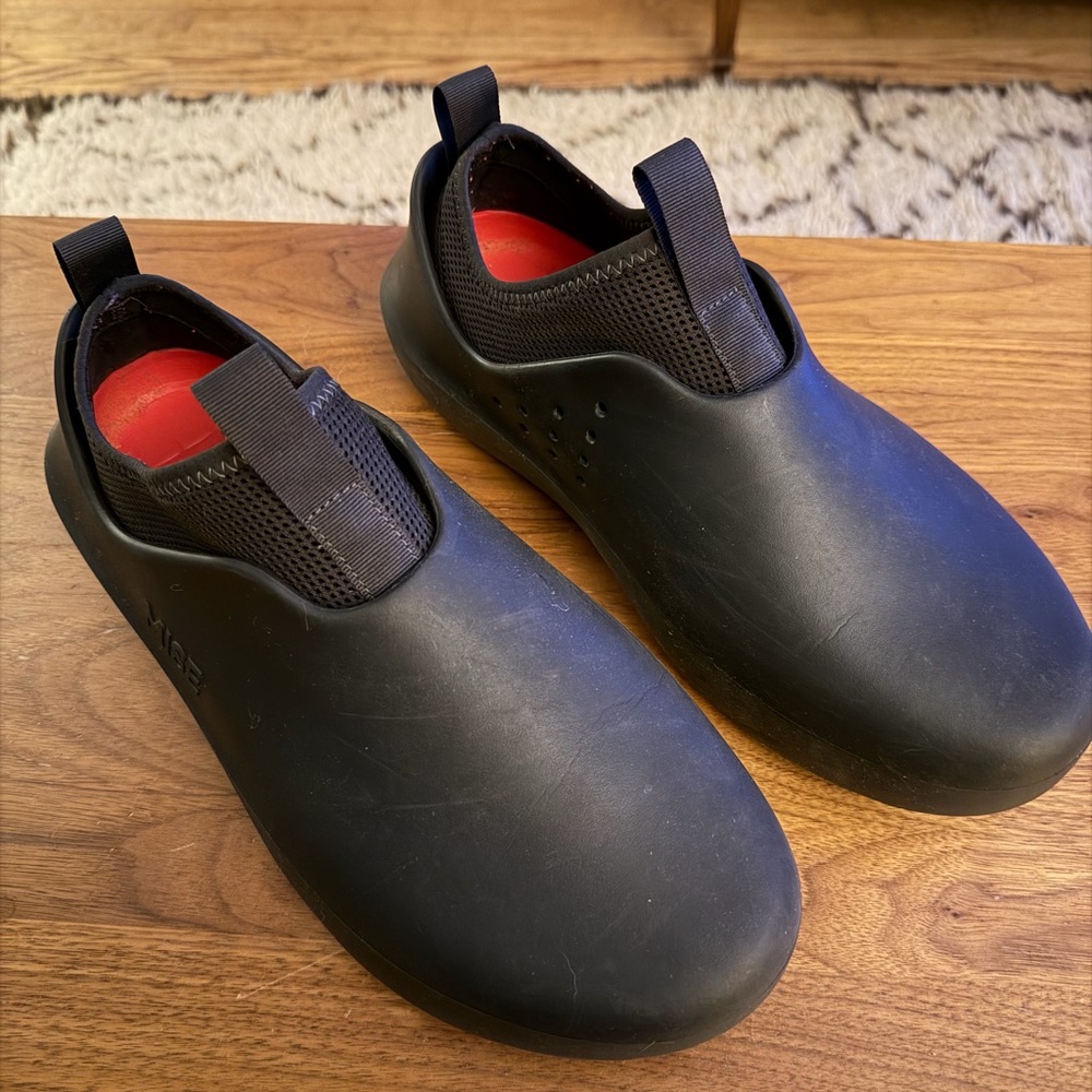 Black Slip-On Men's Shoes